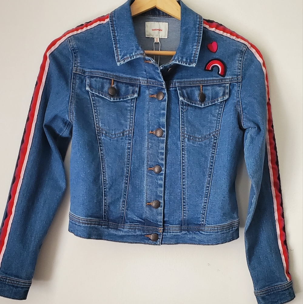 Catimini embellished jean jacket